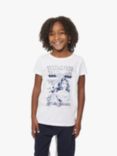 Fabric Flavours Kids' Wonder Woman Foil T-Shirt, White