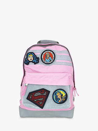 Fabric Flavours Kids' DC Justice League Badgeable Backpack, Pink