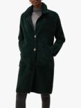Phase Eight Floressa Knit Coat, Forest
