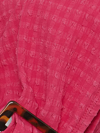 Phase Eight Annabelle Textured Bikini Top, Hot Pink