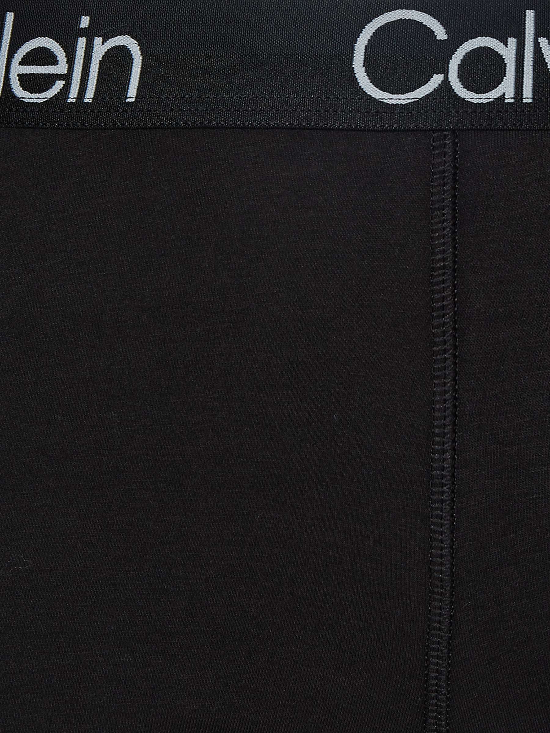 Buy Calvin Klein Cotton Stretch Regular Fit Boxer Briefs, Pack of 3, Black Online at johnlewis.com