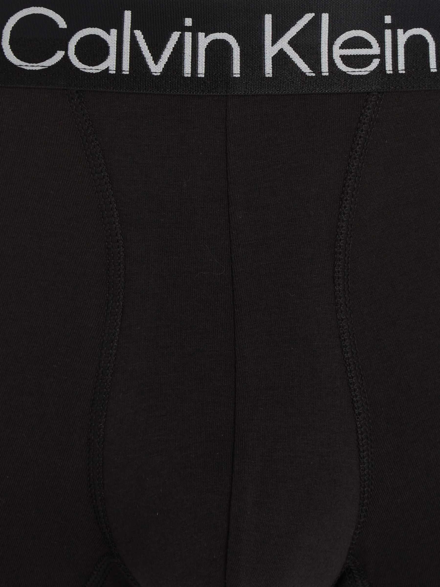 Buy Calvin Klein Stretch Cotton Trunks, Pack of 3, Black Online at johnlewis.com