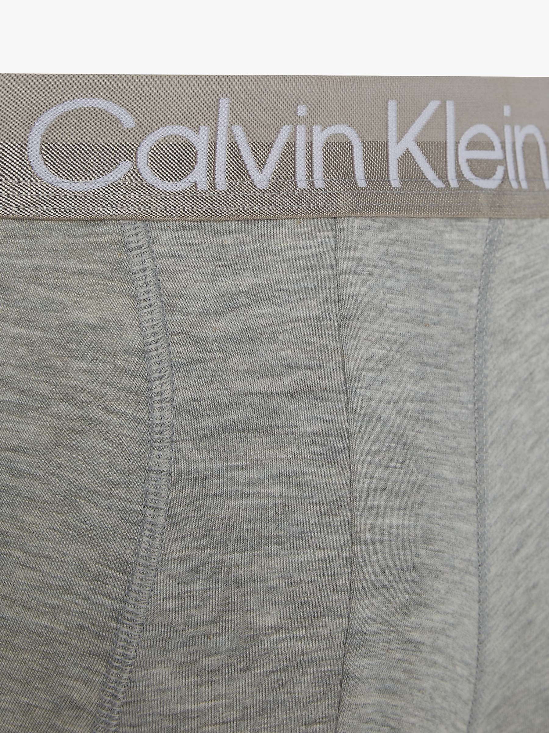 Buy Calvin Klein Plain Logo Trunks, Pack of 3, Multi Online at johnlewis.com