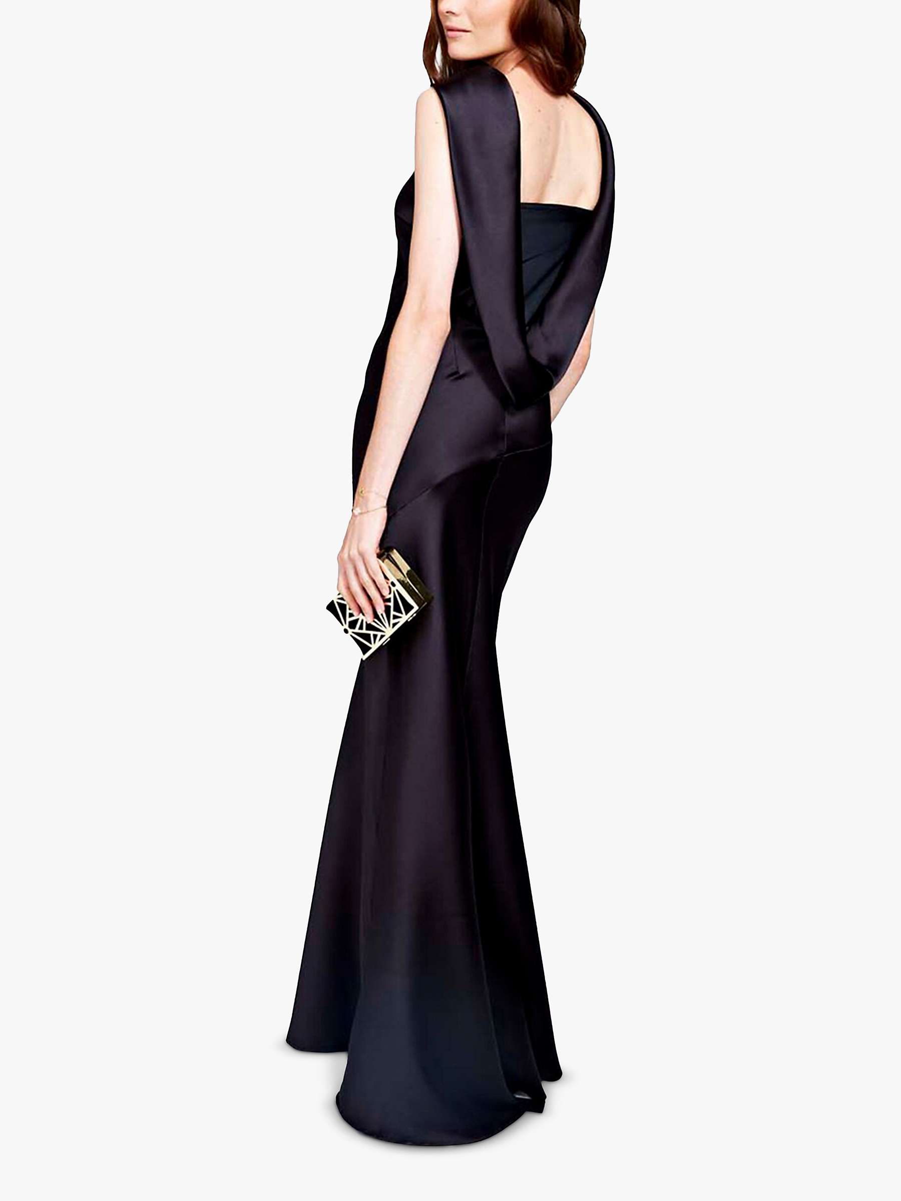Buy HotSquash Cowl Neck Dress, Black Online at johnlewis.com