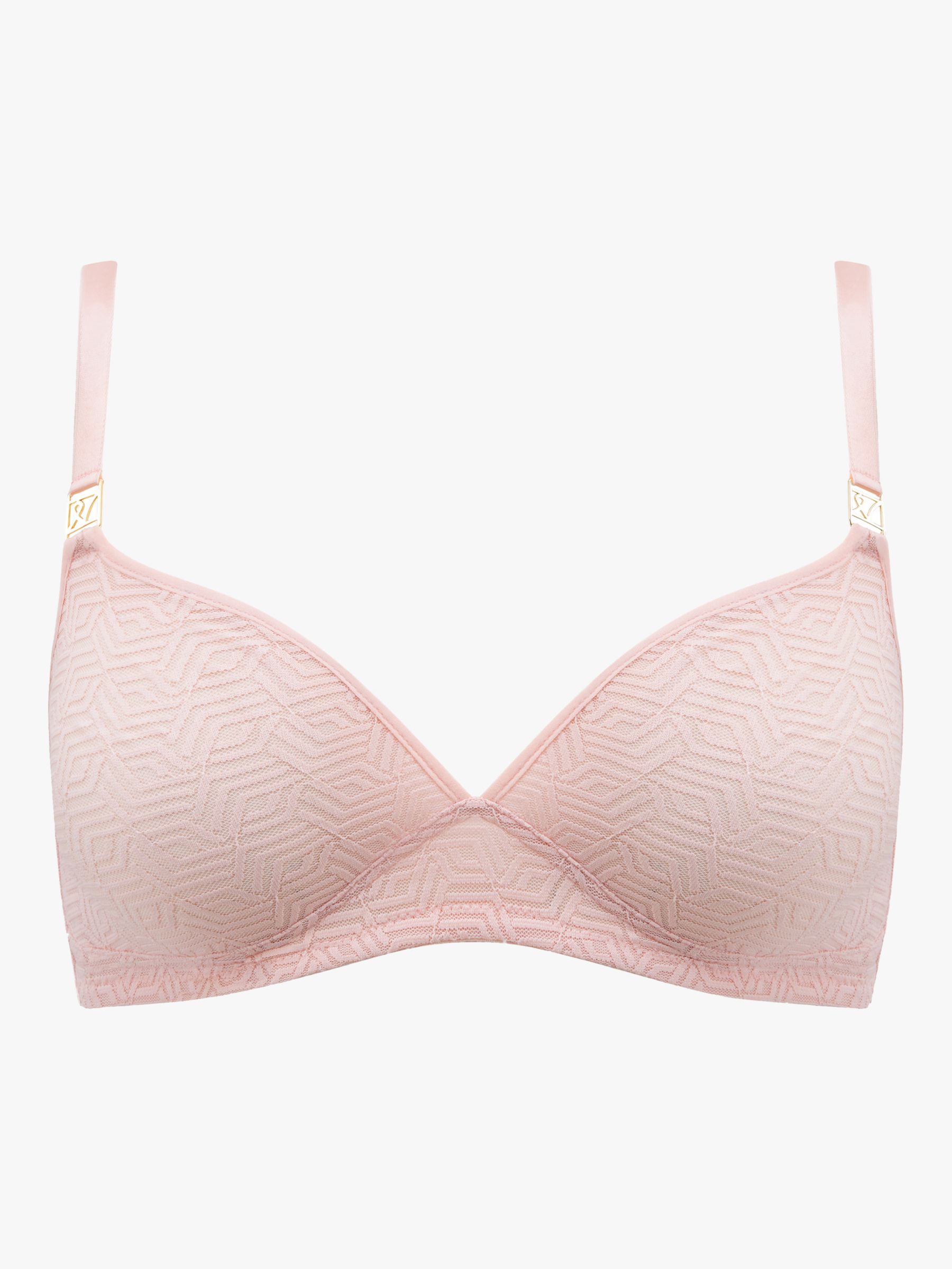 Nudea Non-Wired Bralette, Blush Pink at John Lewis & Partners