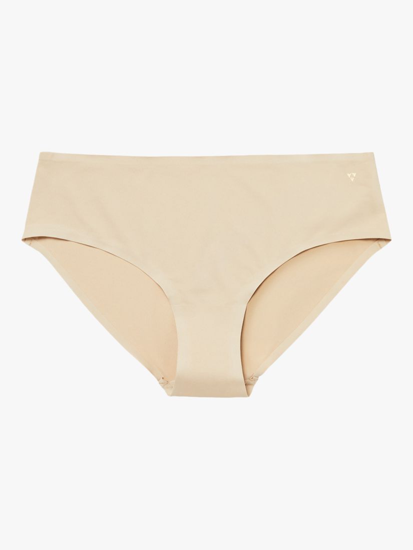 Nudea Mid-Rise Hipster Briefs, Bare 01 at John Lewis & Partners