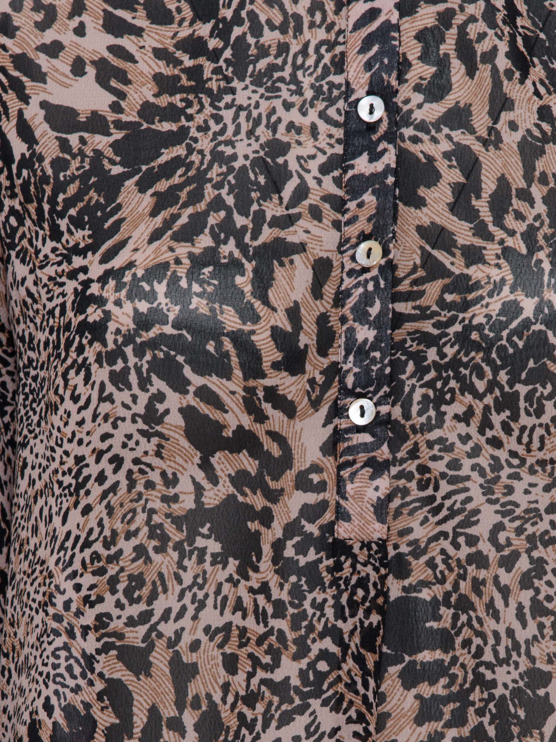 French Connection Leopard Print Shirt, Multi at John Lewis & Partners