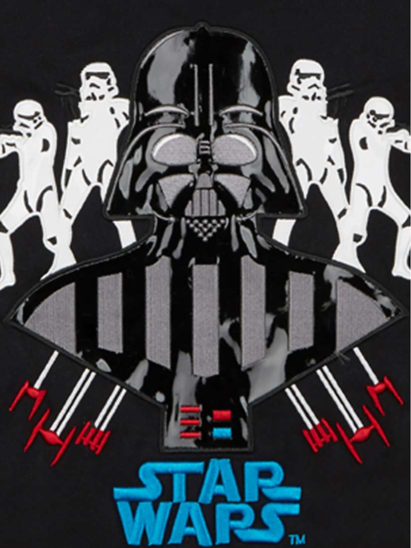 Buy Fabric Flavours Kids' Star Wars Darth Vader Jacket, Black Online at johnlewis.com