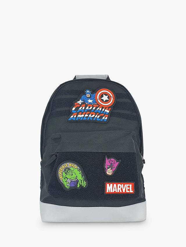 Fabric Flavours Kids' Marvel Avengers Badgeable Backpack, Black