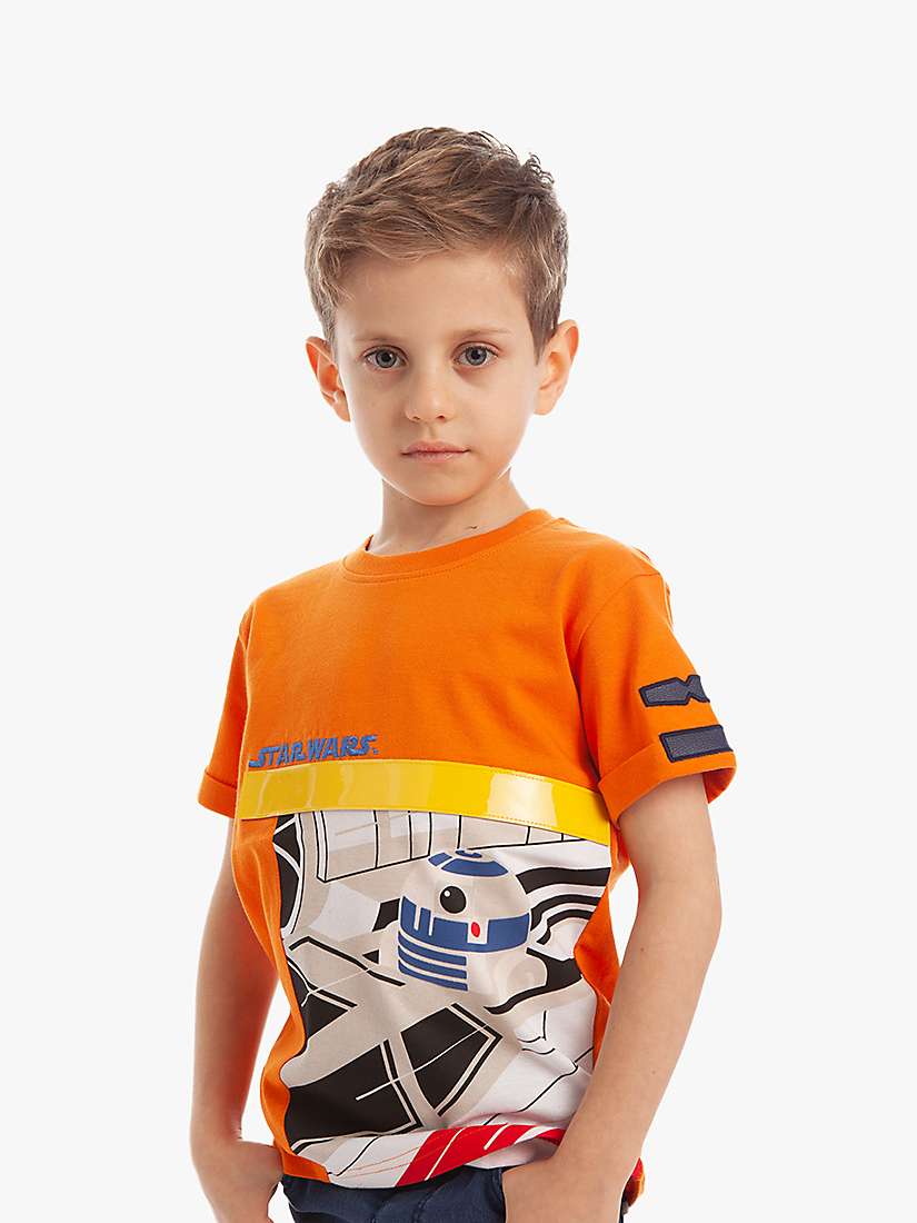 Buy Fabric Flavours Kids' Star Wars R2-D2 Print Short Sleeve T-Shirt Online at johnlewis.com