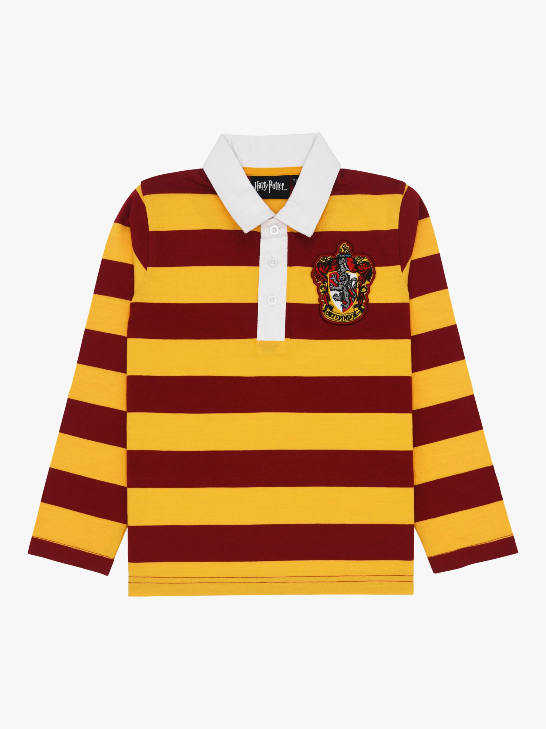 Fabric Flavours Kids' Harry Potter Gryffindor Rugby Shirt, Multi, 3-4 years