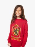 Fabric Flavours Kids' Harry Potter Gryffindor Quidditch Mini-Me Sweatshirt, Red