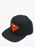 Fabric Flavours Kids' Superman Logo Baseball Cap, Black