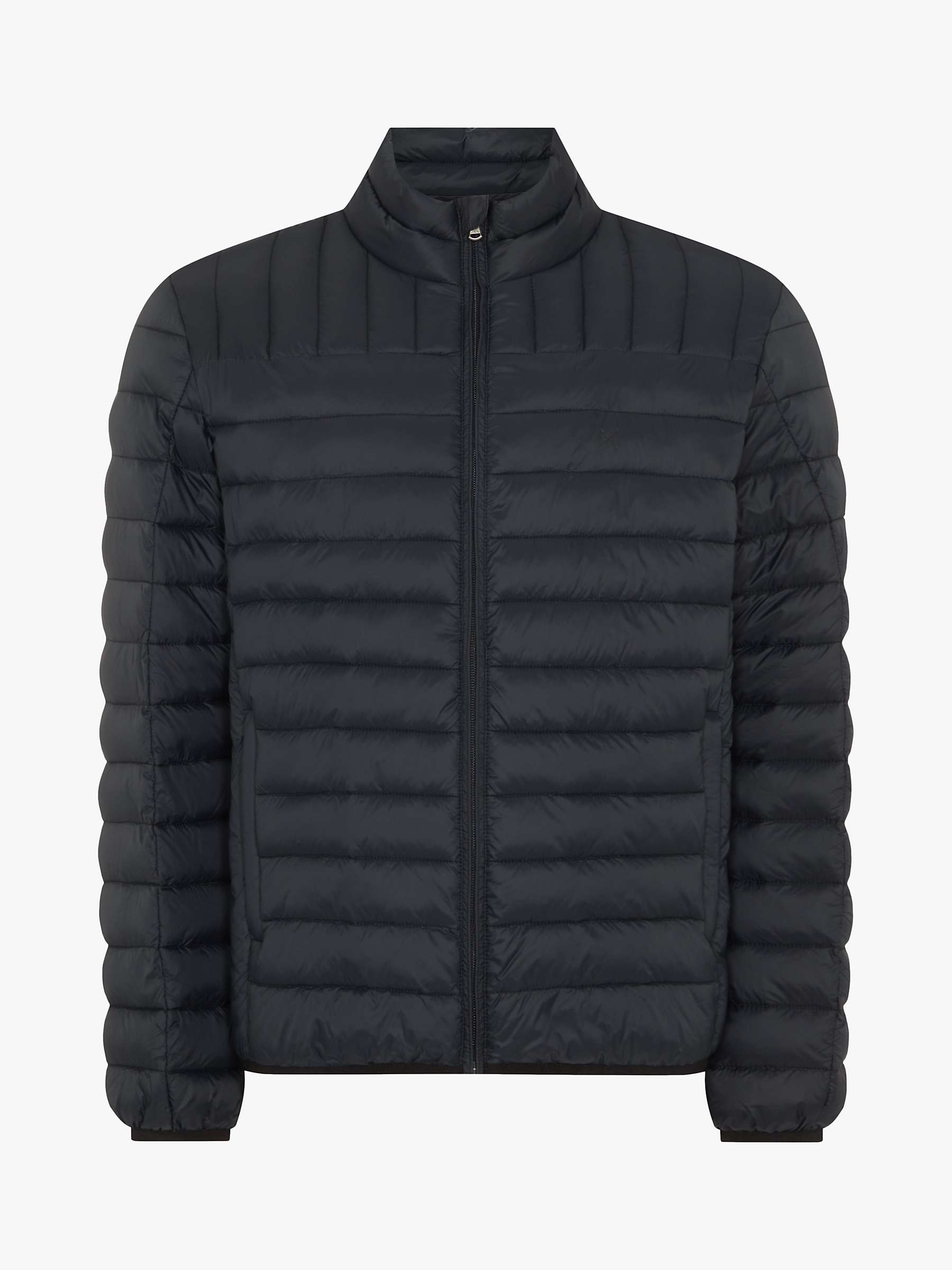 Crew Clothing Lowther Lightweight Jacket, Black at John Lewis & Partners