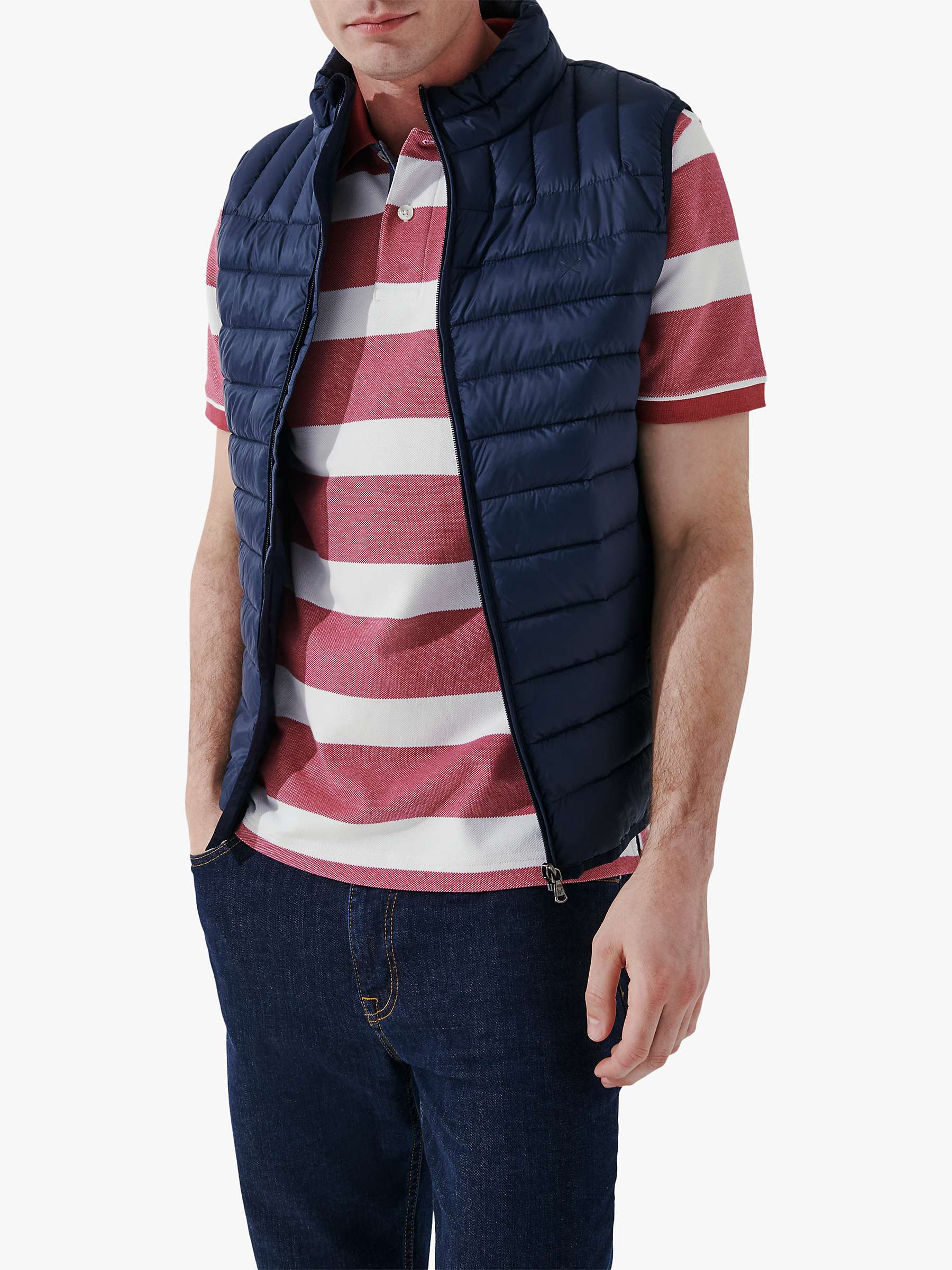 Buy Crew Clothing Lightweight Lowther Gilet Online at johnlewis.com