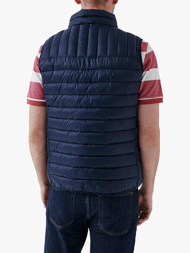 Crew Clothing Lightweight Lowther Gilet, Navy Blue