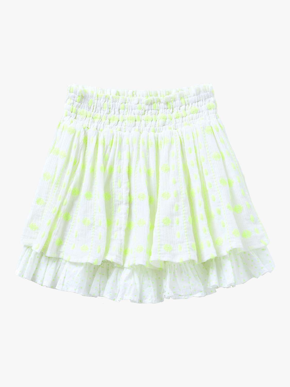 Buy Crew Clothing Kids' Viva Neon Skirt, Yellow Online at johnlewis.com