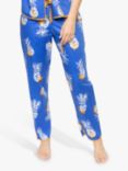 Cyberjammies Sierra Pineapple Print Pyjama Bottoms, Multi
