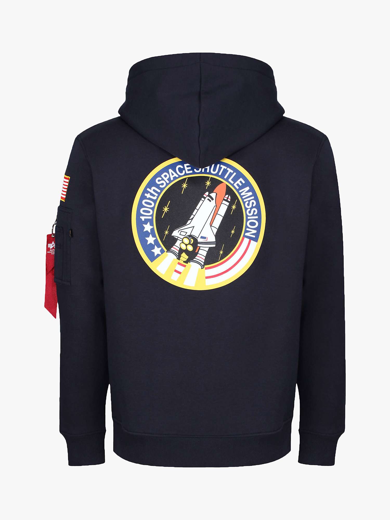 Buy Alpha Industries X NASA Space Shuttle Hoodie Online at johnlewis.com