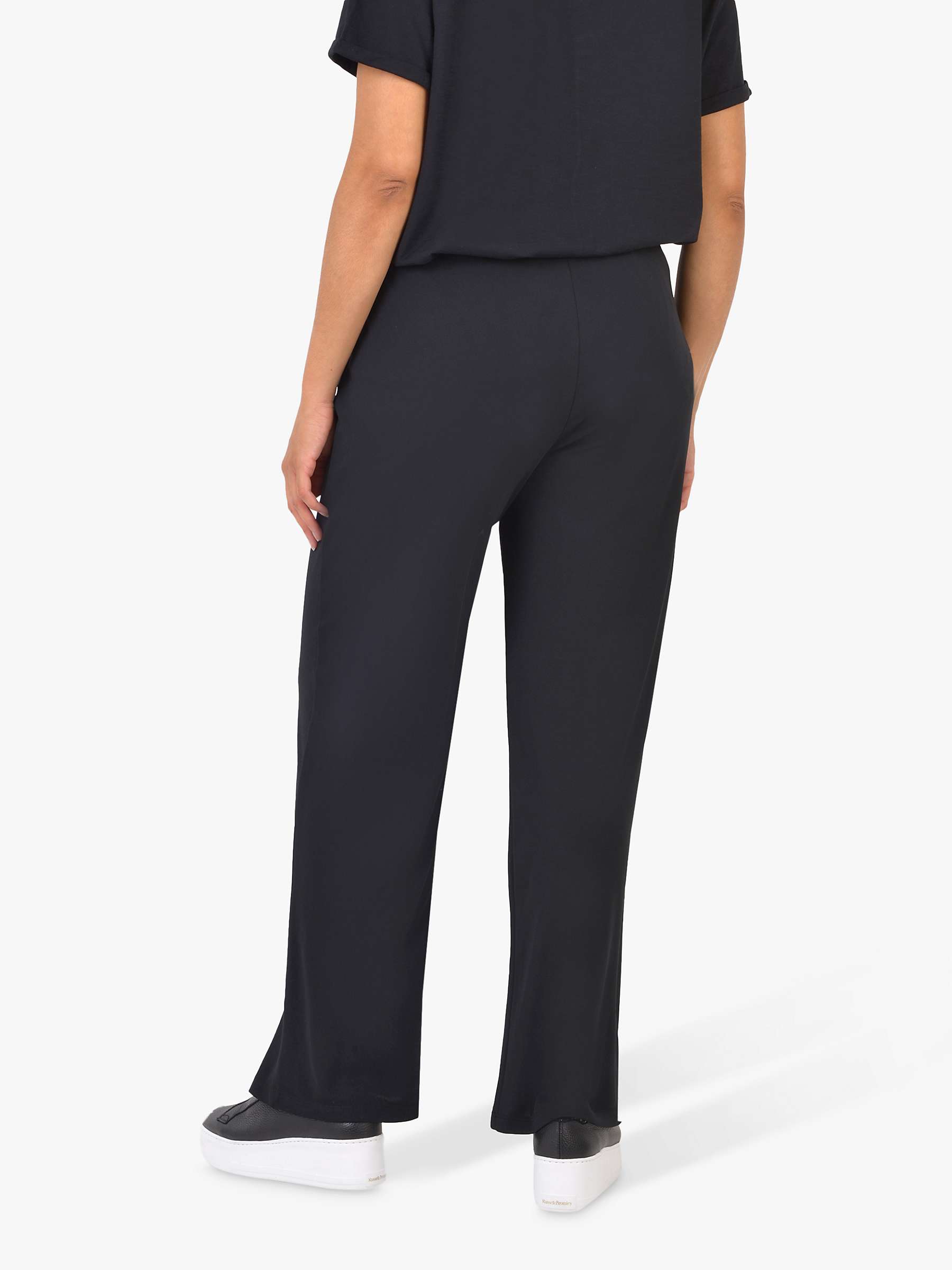 Buy Live Unlimited Curve Palazzo Wide Leg Trousers, Black Online at johnlewis.com