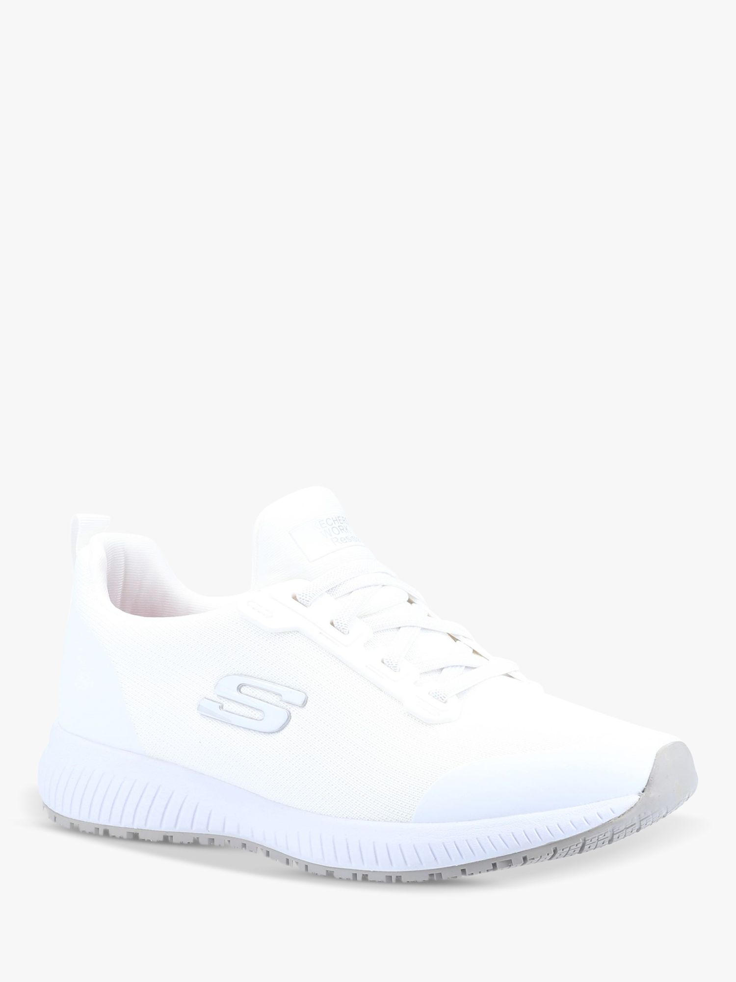 Squad SR Lace Up Trainers, White at John Lewis & Partners