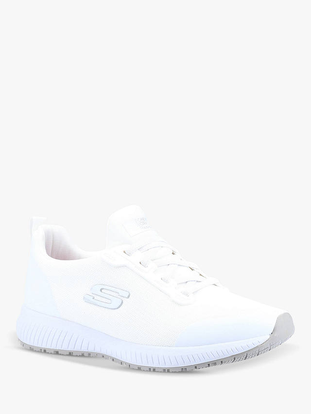 Skechers Squad SR Lace Up Trainers, White