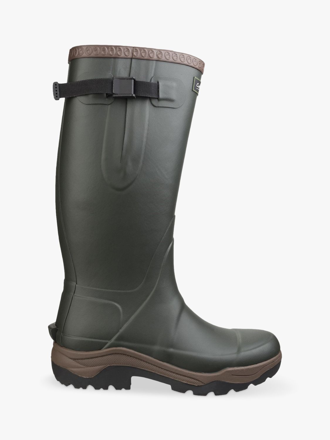 Cotswold Compass Waterproof Wellington Boots, Green at John Lewis ...