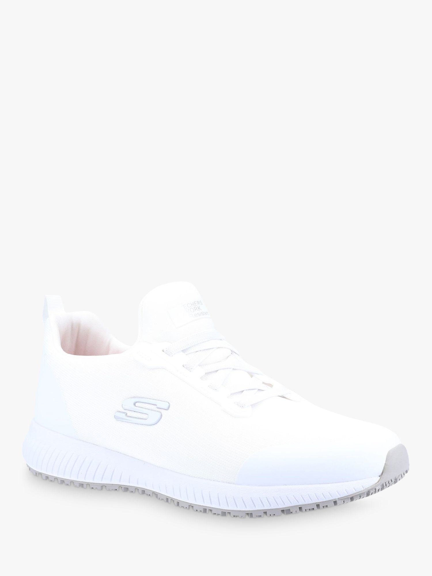 Skechers Squad SR Mytor Trainers, White at John Lewis & Partners