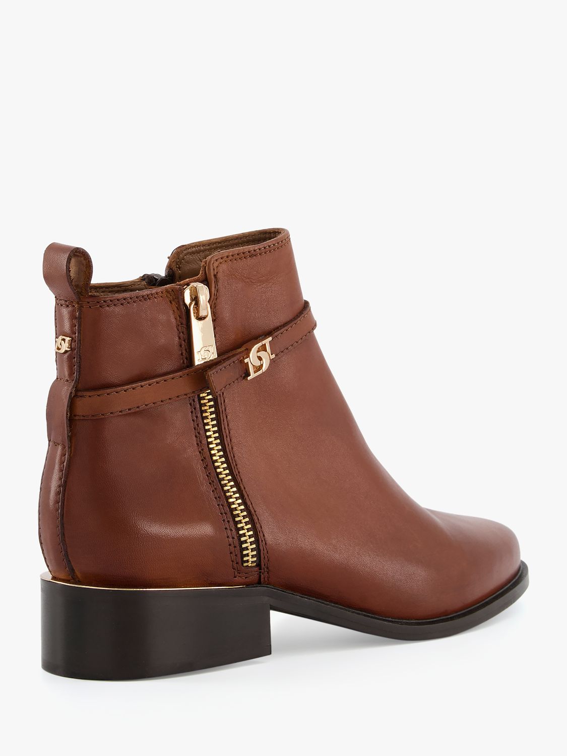 Buy Dune Wide Fit Pap Leather Ankle Boots Online at johnlewis.com
