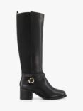 Dune Tildings Leather Buckle Detail Knee High Boots