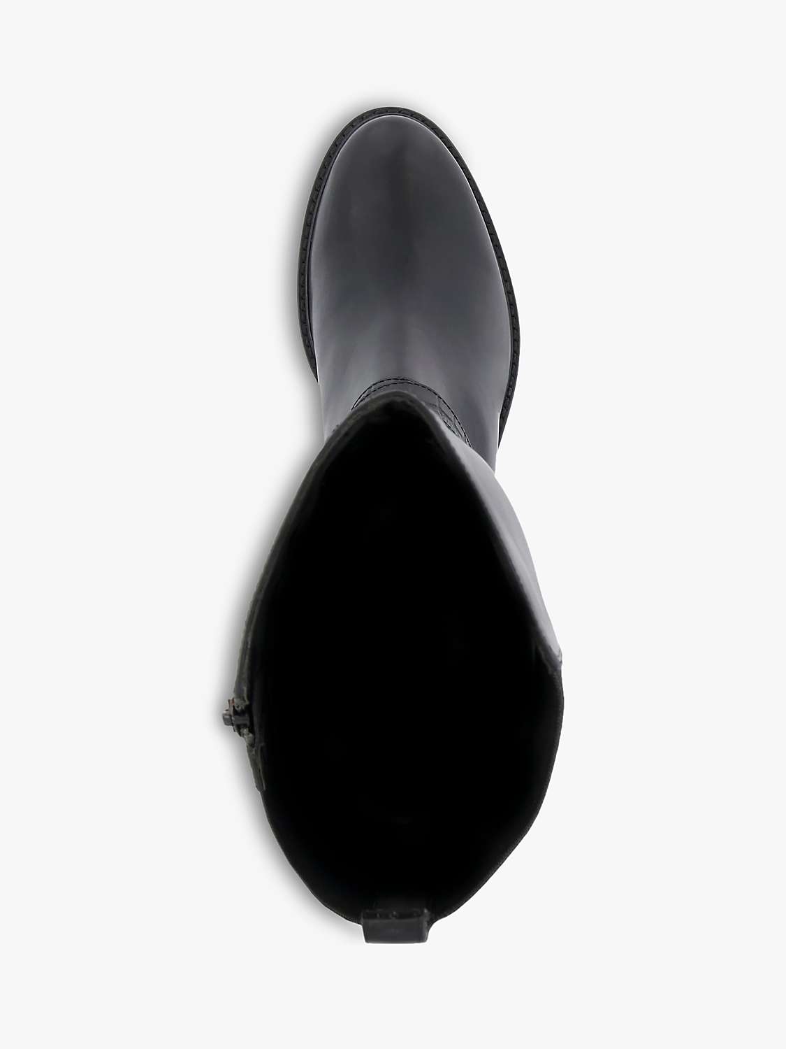 Buy Dune Tildings Leather Buckle Detail Knee High Boots Online at johnlewis.com