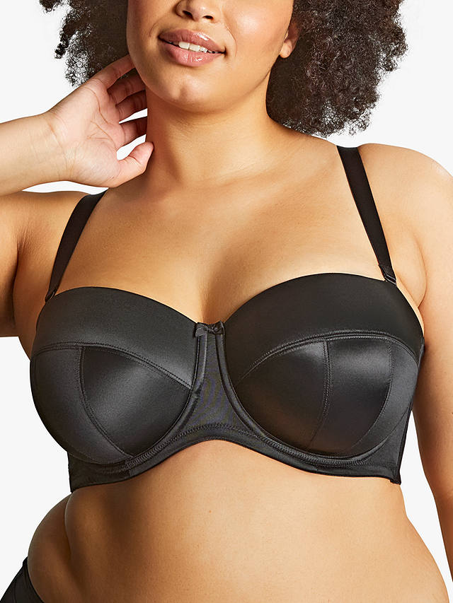 Panache Sculptresse Dana Strapless Bra, Black