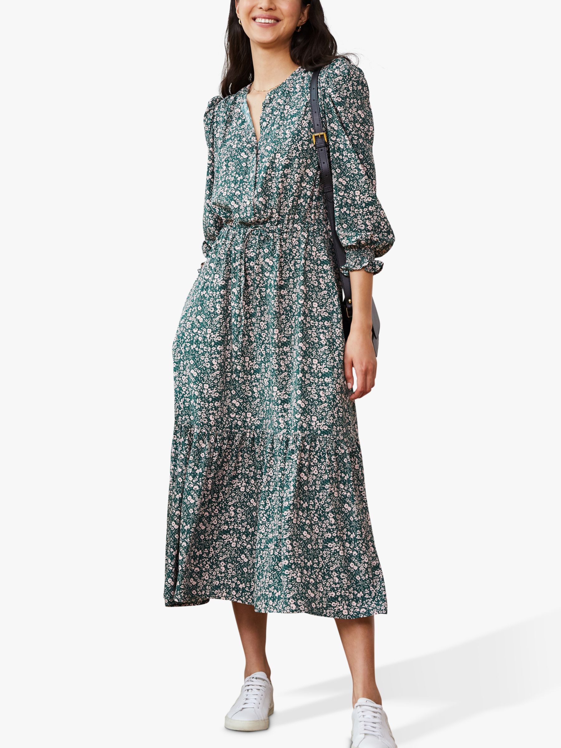 Baukjen Annest Floral Print Dress, Pine Floral