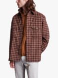 AllSaints Guerra Relaxed Check Shirt, Charred Red
