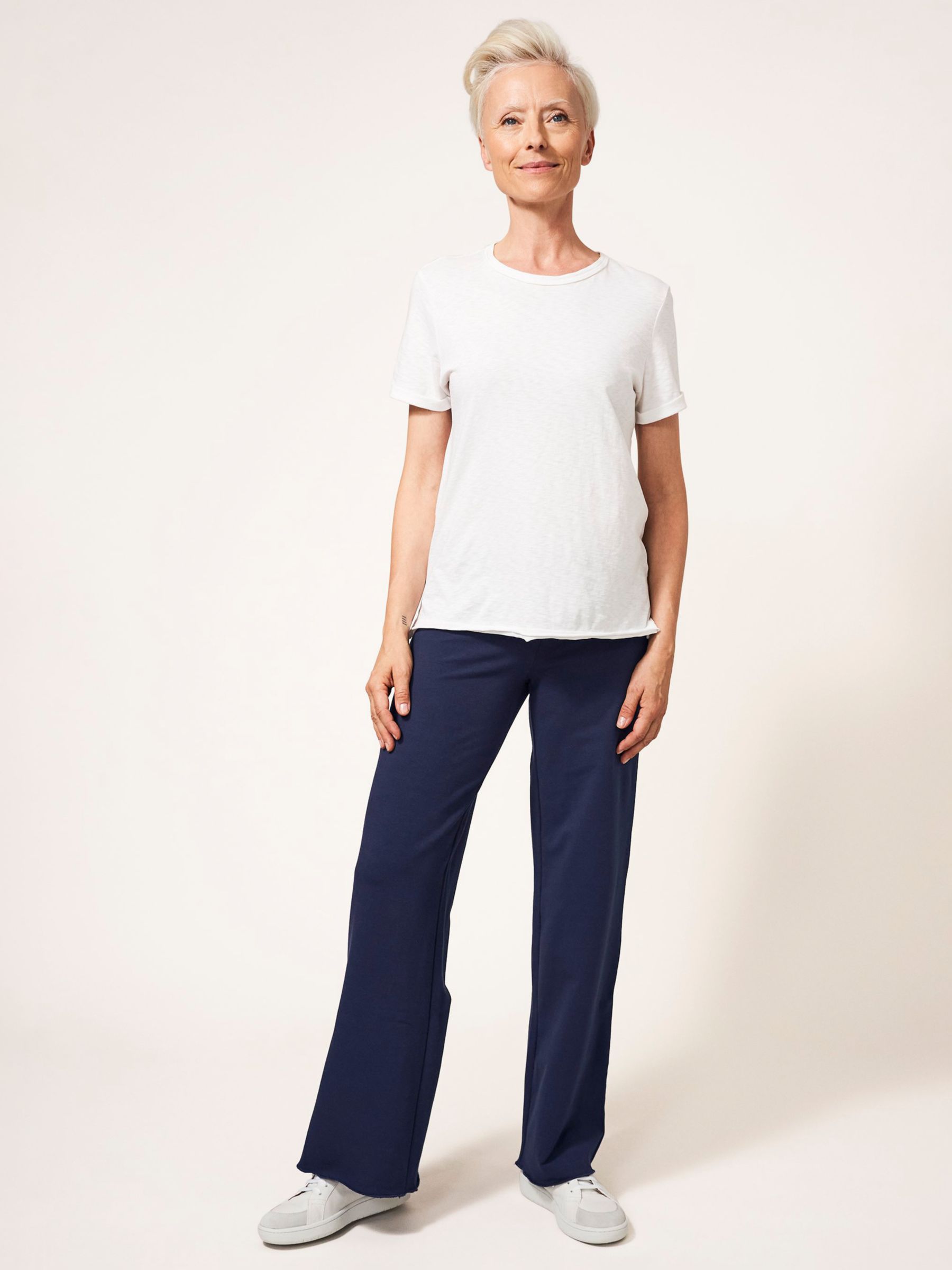 Eclipse Organic-Cotton Wide-Leg Pajamas