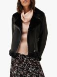 Phase Eight Kya Avaitor Jacket, Black