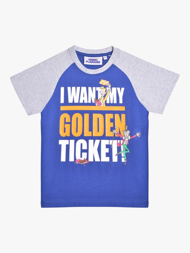 Gigantic Willy Wonka golden ticket - 10 3/4 x 6 1/4 - get them now!!