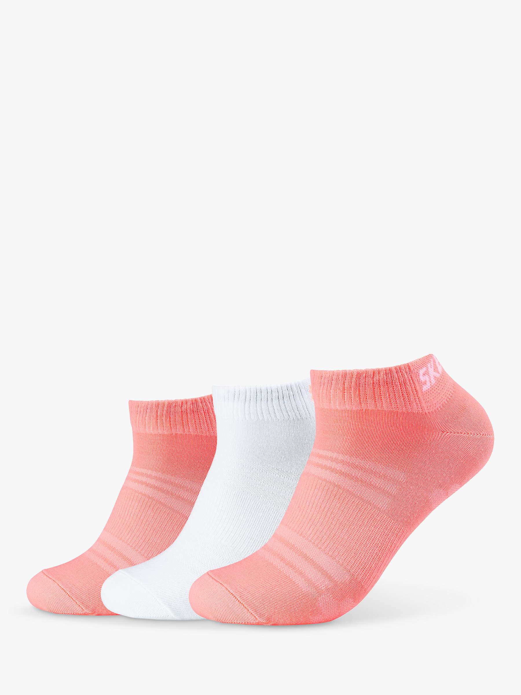 Buy Skechers Mesh Ventilation Trainer Socks, Pack of 3 Online at johnlewis.com