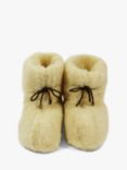 HotSquash Tie Wool Slipper Boots