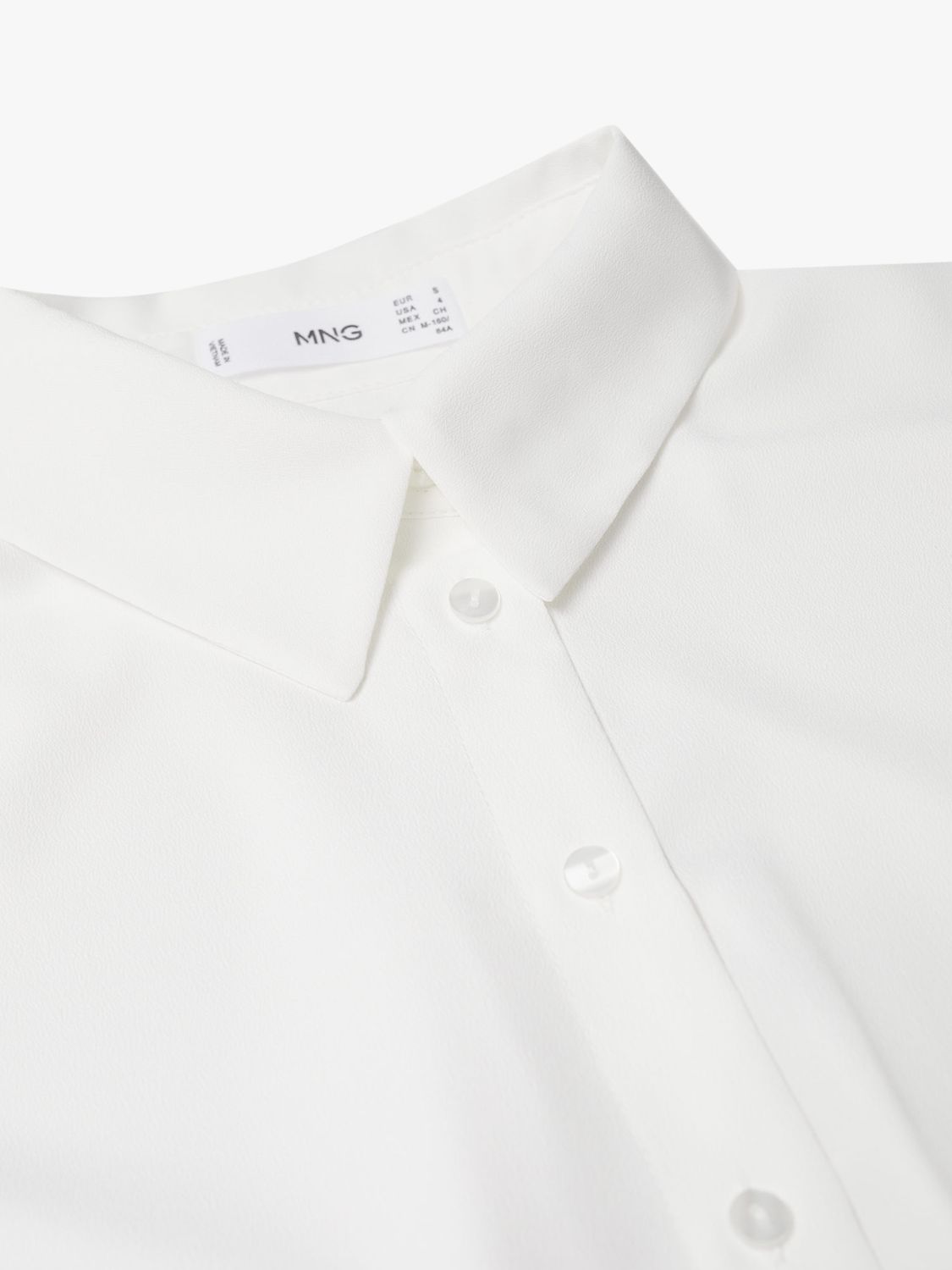Mango Basic Shirt, Natural White