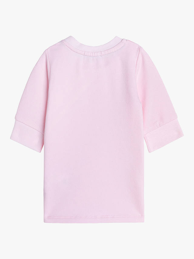 HUGO BOSS Kids' Plain Logo Jersey Dress, Pale Pink