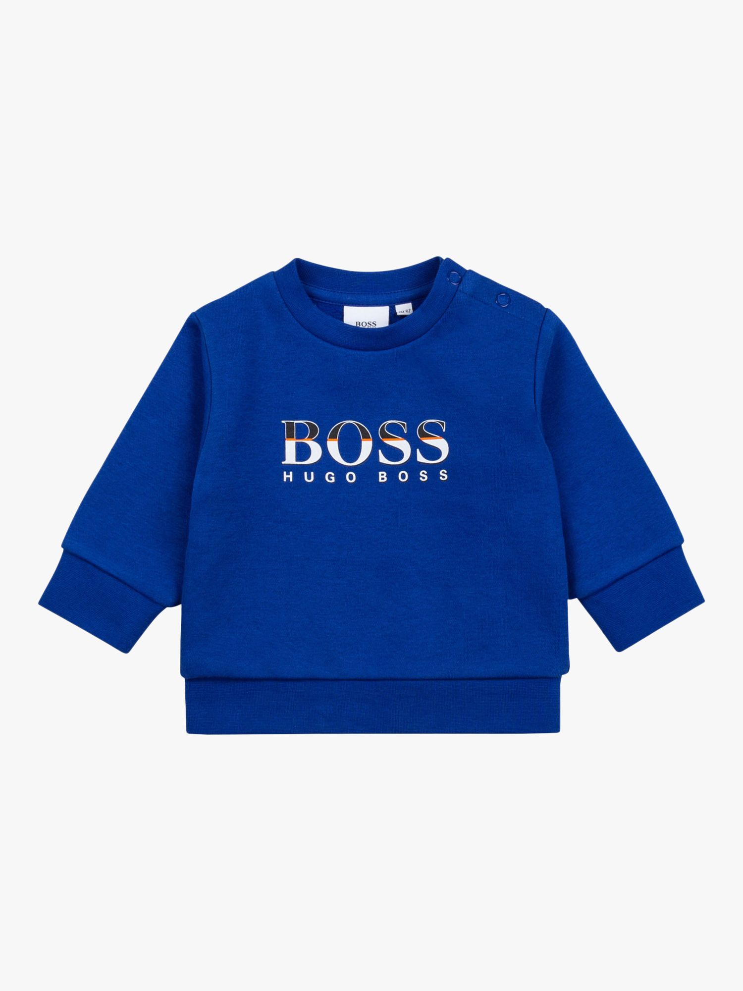 HUGO BOSS Baby Logo Sweatshirt, Blue