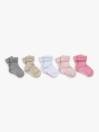 HUGO BOSS Baby Plain Logo Socks, Pack of 5