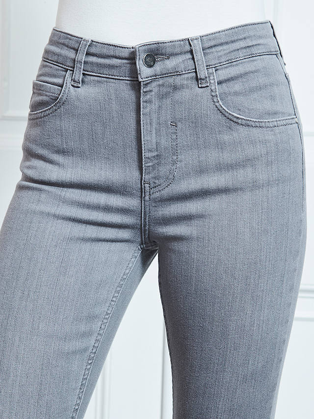 Sosandar Girlfriend Slim Fit Jeans, Mid Blue at John Lewis & Partners
