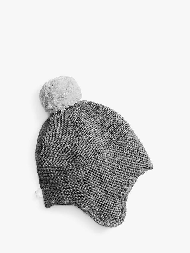 The Little Tailor Cotton Trapper Hat, Grey