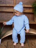 The Little Tailor Baby Two Piece Romper & Hat Set