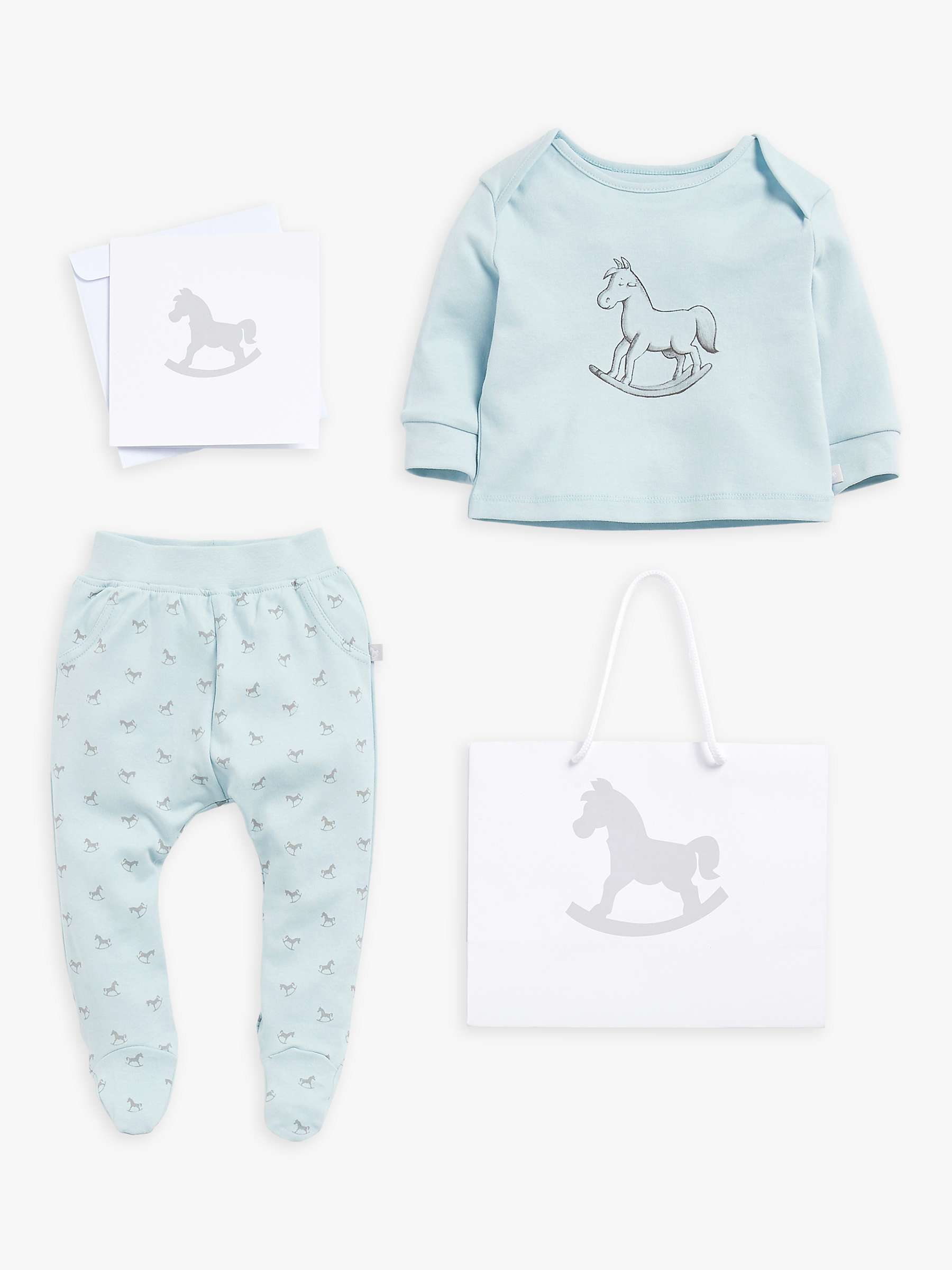 Buy The Little Tailor Baby Cotton Top and Bottom Set Online at johnlewis.com