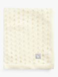 The Little Tailor Cotton Pointelle Baby Blanket, Neutral