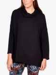 Thought Candice Cowl Neck Top, Black