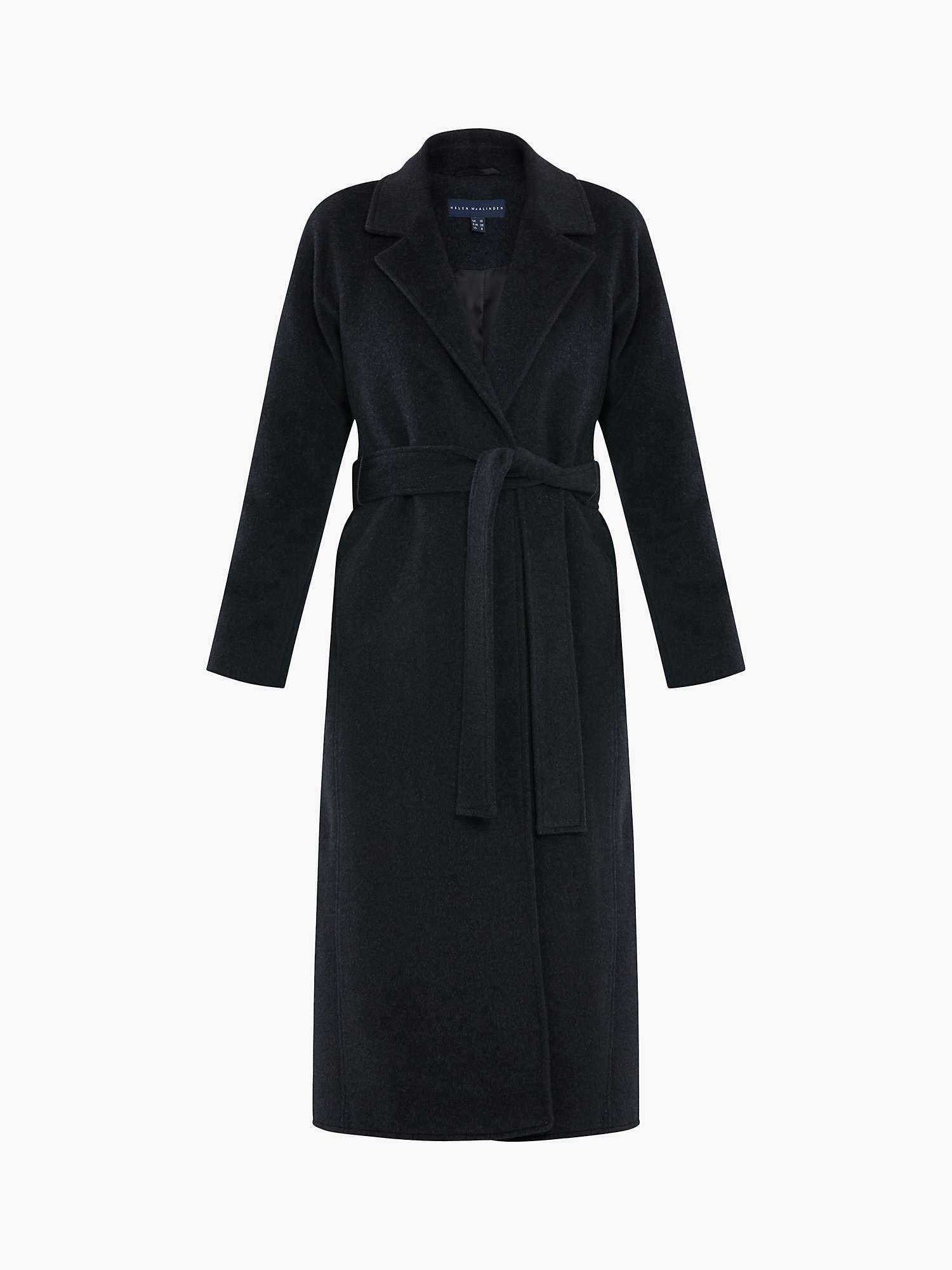 Buy Helen McAlinden Michelle Wool Cashmere Blend Longline Coat, Charcoal Online at johnlewis.com